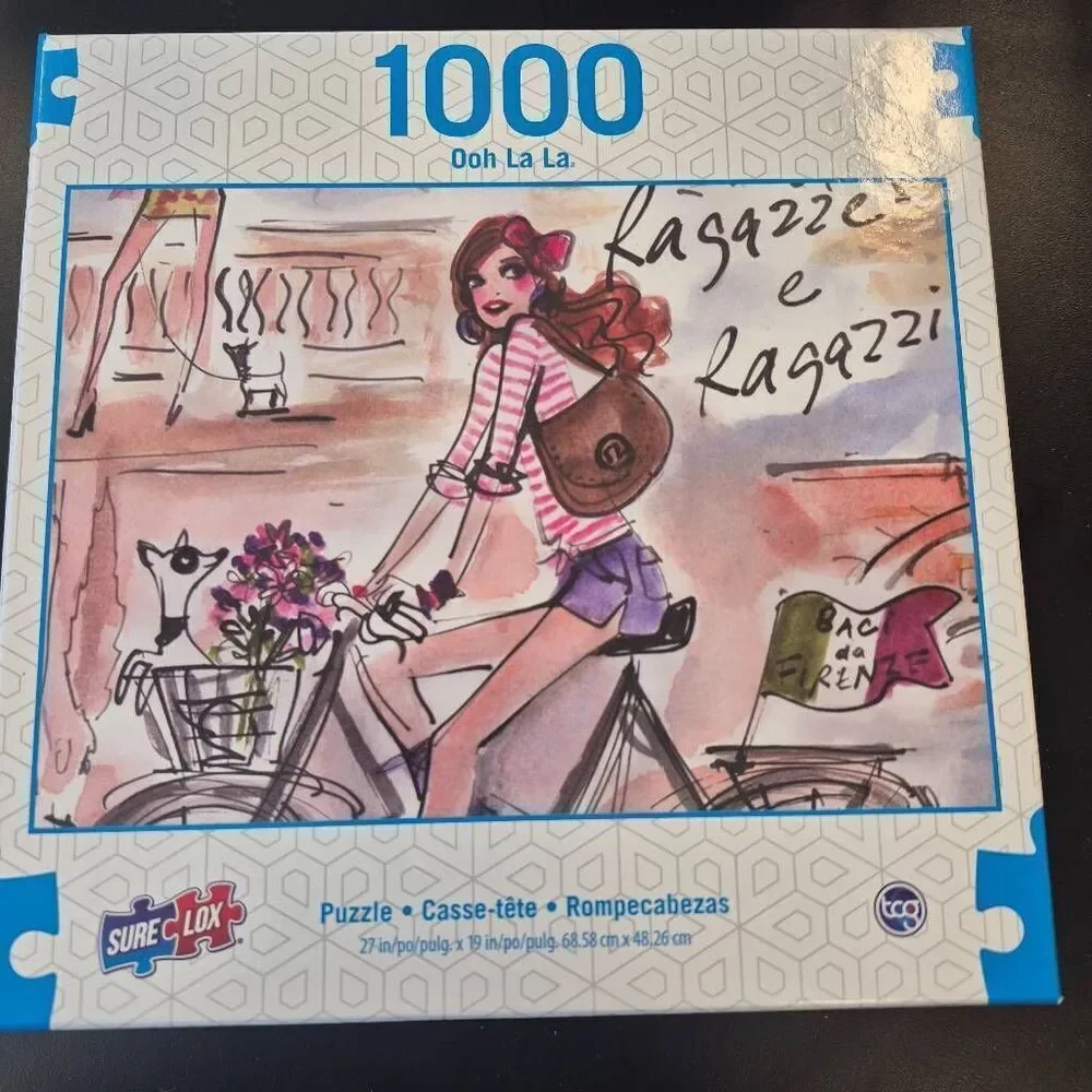 Sure-Lox Ooh La La Ragazzi 1000 pc Jigsaw Puzzle